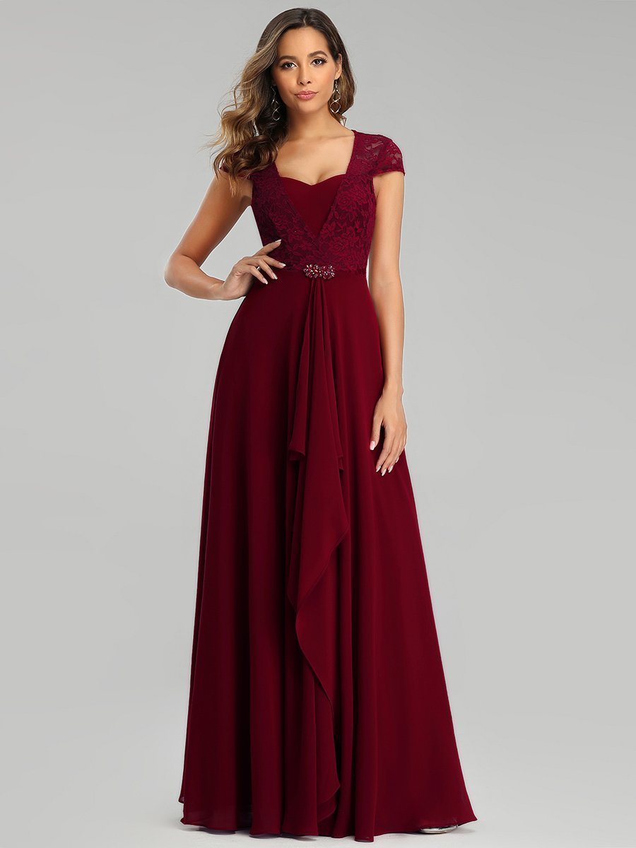 Wine colored dresses shop for wedding guest