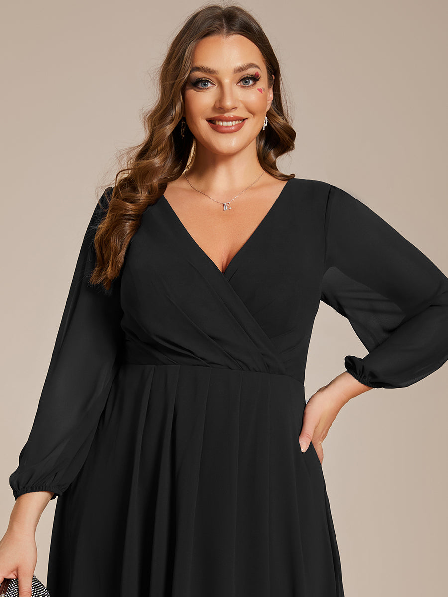 Plus size knee length dresses on sale