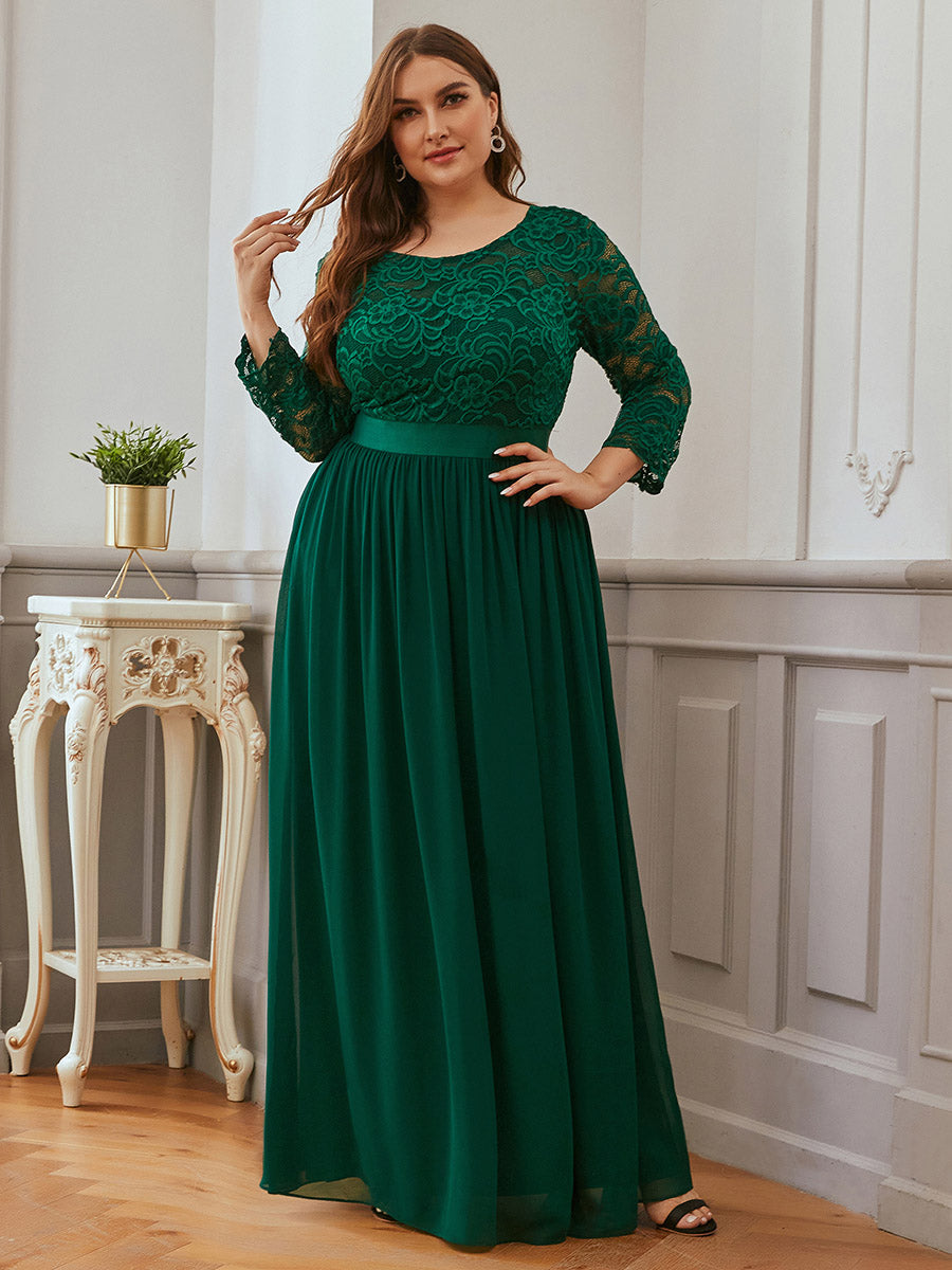 Wholesale Bridesmaid Dresses for Women Plus Size Long Lace Sleeve