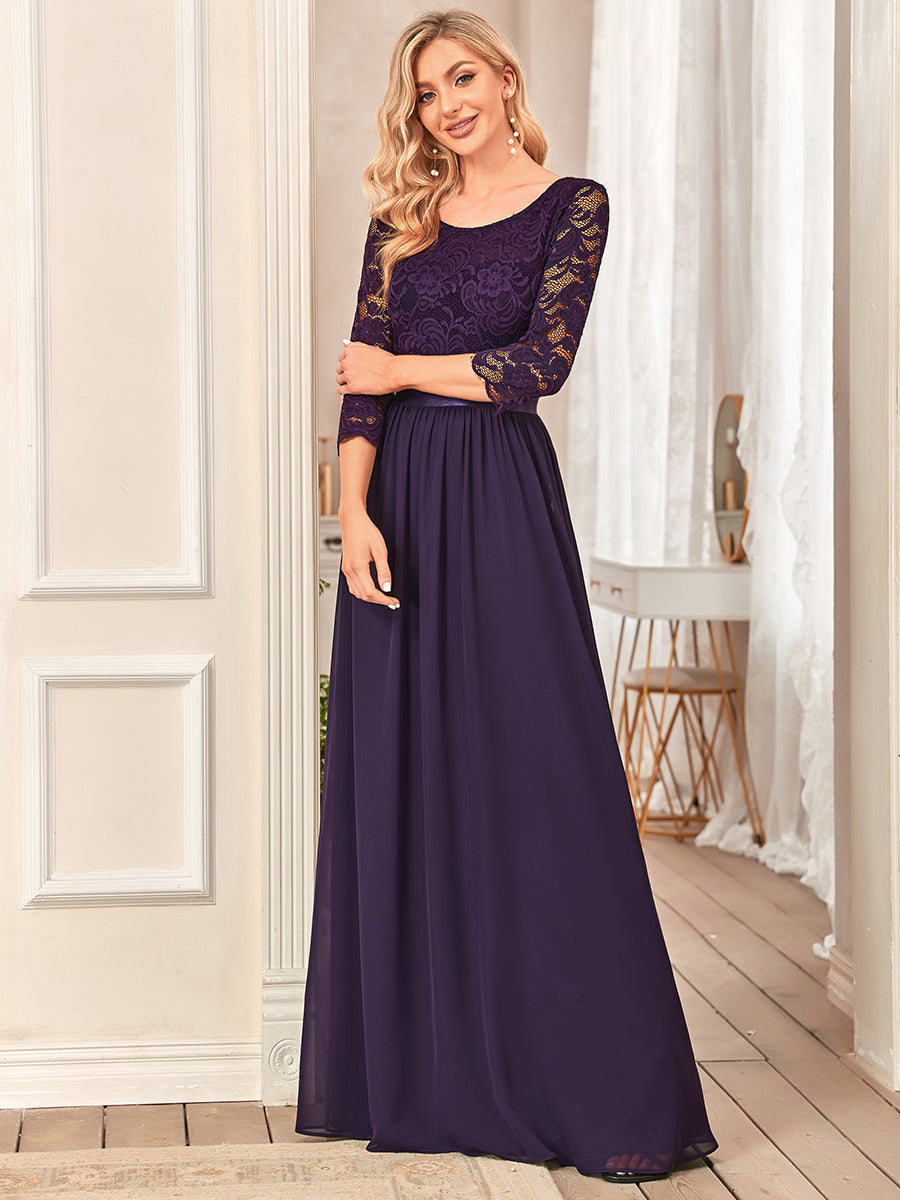 Hot Sale Wholesale Bridesmaid Dresses for Women Long Lace Sleeve