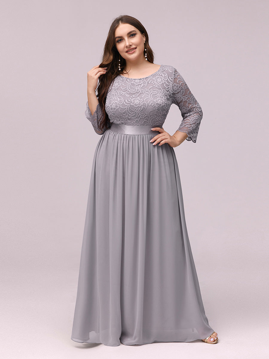 Grey plus size dress hotsell