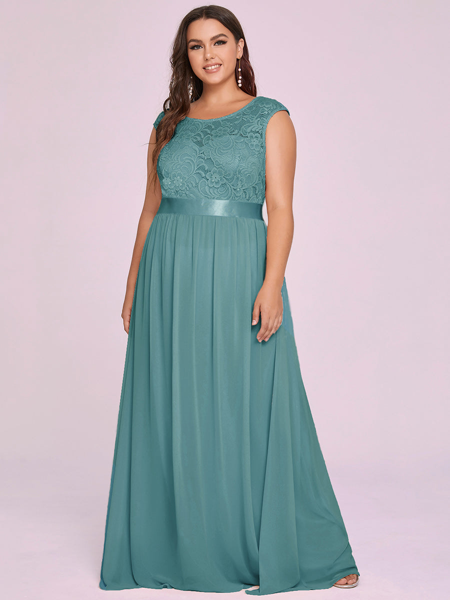 Wholesale Plus Size Fahion Lace Bridesmaid Dresses