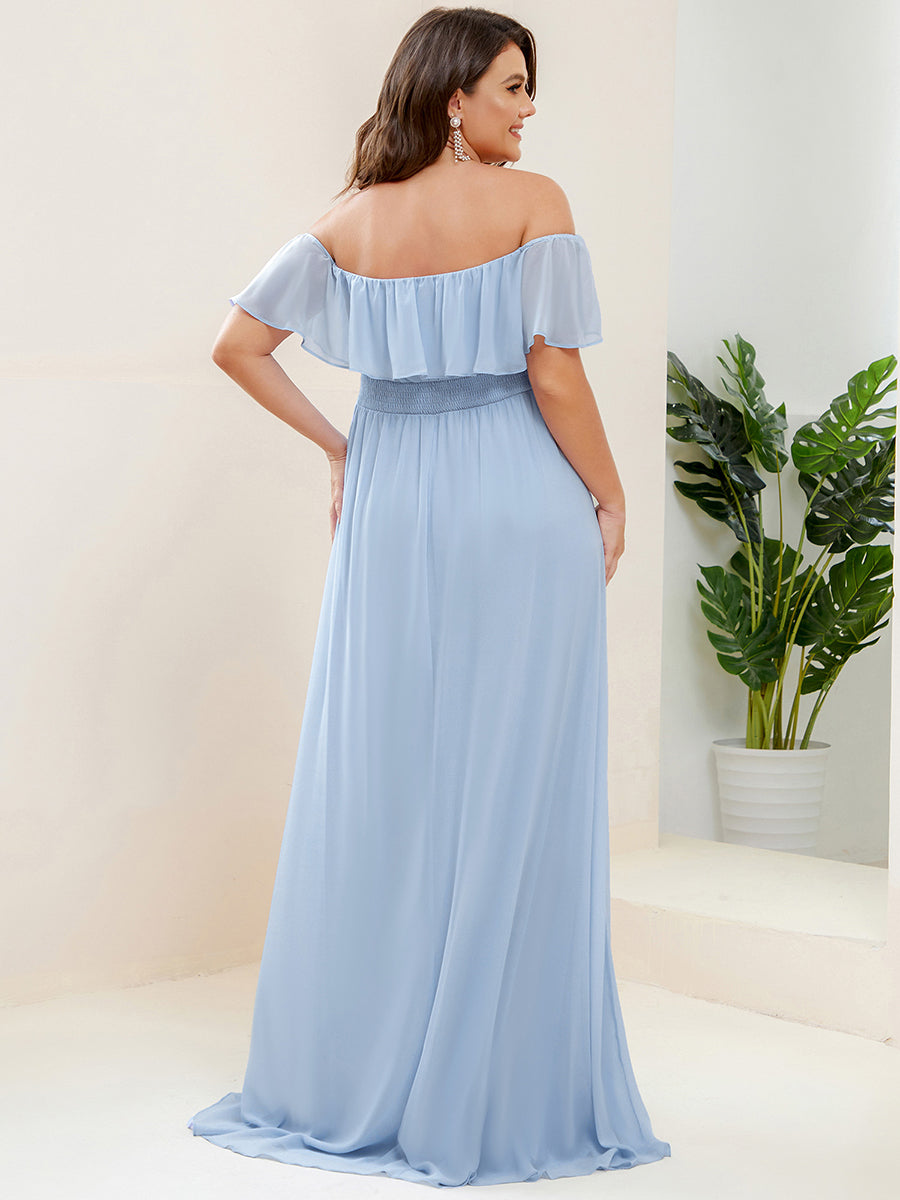 Color=Sky Blue | womens-a-line-off-shoulder-ruffle-thigh-split-bridesmaid-dresses-es00969-2-Sky Blue 17