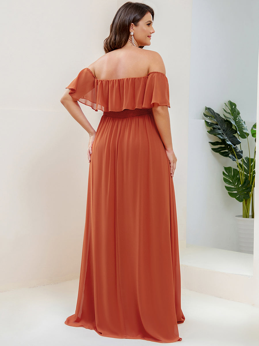 Color=Burnt Orange | womens-a-line-off-shoulder-ruffle-thigh-split-bridesmaid-dresses-es00969-2-Burnt Orange 22