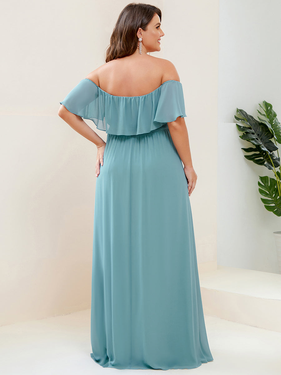 Color=Light teal | womens-a-line-off-shoulder-ruffle-thigh-split-bridesmaid-dresses-es00969-2-Light teal 37