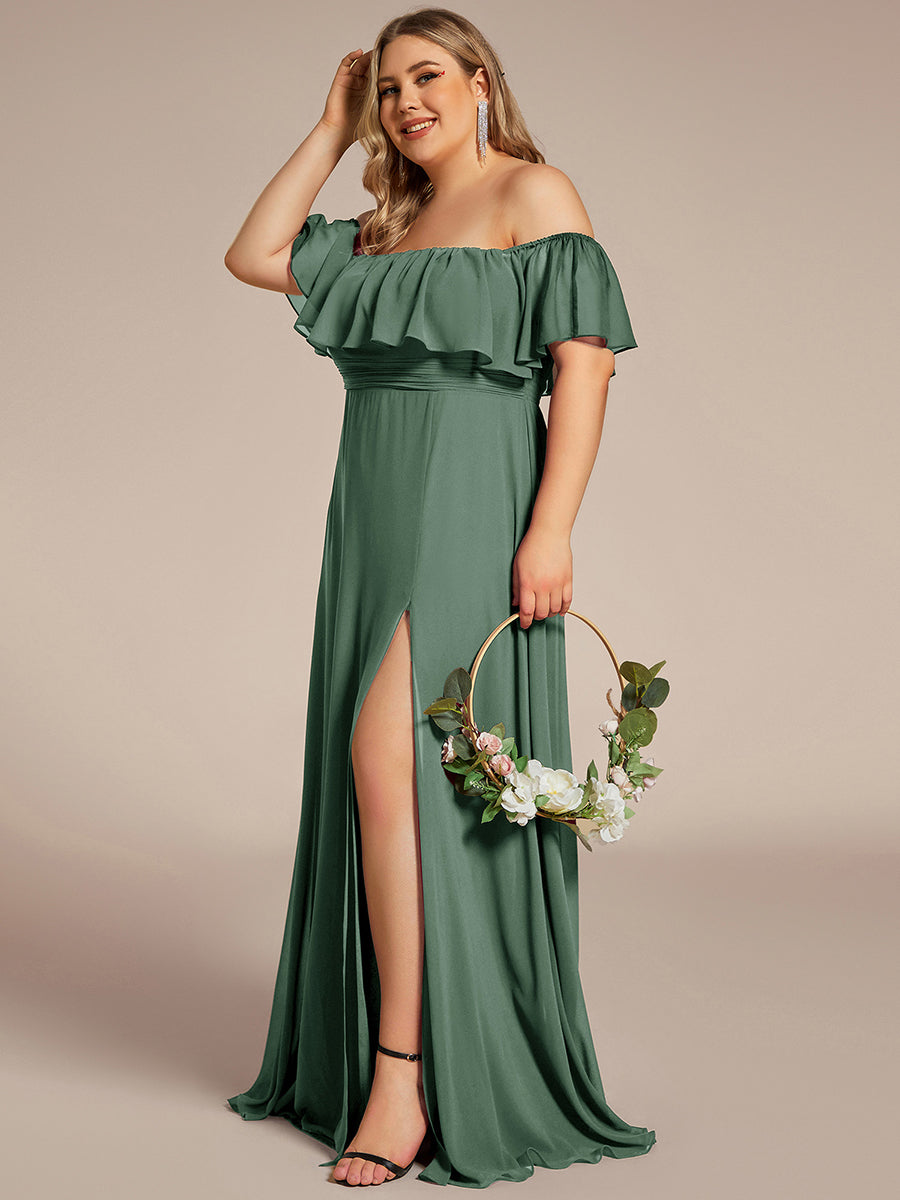 Color=EUcalyptus | womens-a-line-off-shoulder-ruffle-thigh-split-bridesmaid-dresses-es00969-2-EUcalyptus 64