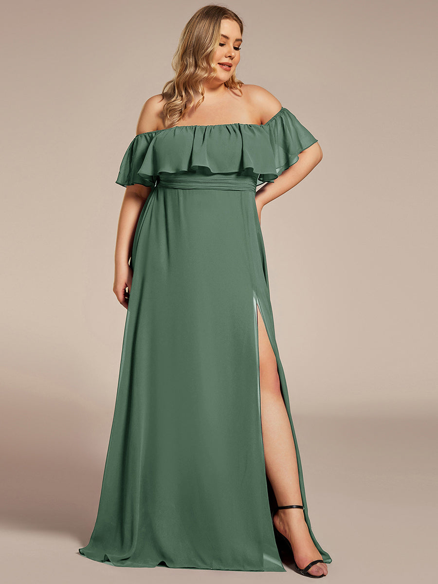 Color=EUcalyptus | womens-a-line-off-shoulder-ruffle-thigh-split-bridesmaid-dresses-es00969-2-EUcalyptus 61