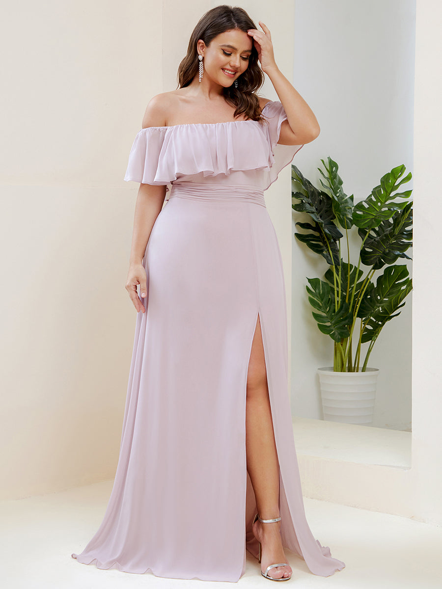 Color=Lilac | womens-a-line-off-shoulder-ruffle-thigh-split-bridesmaid-dresses-es00969-2-Lilac 79