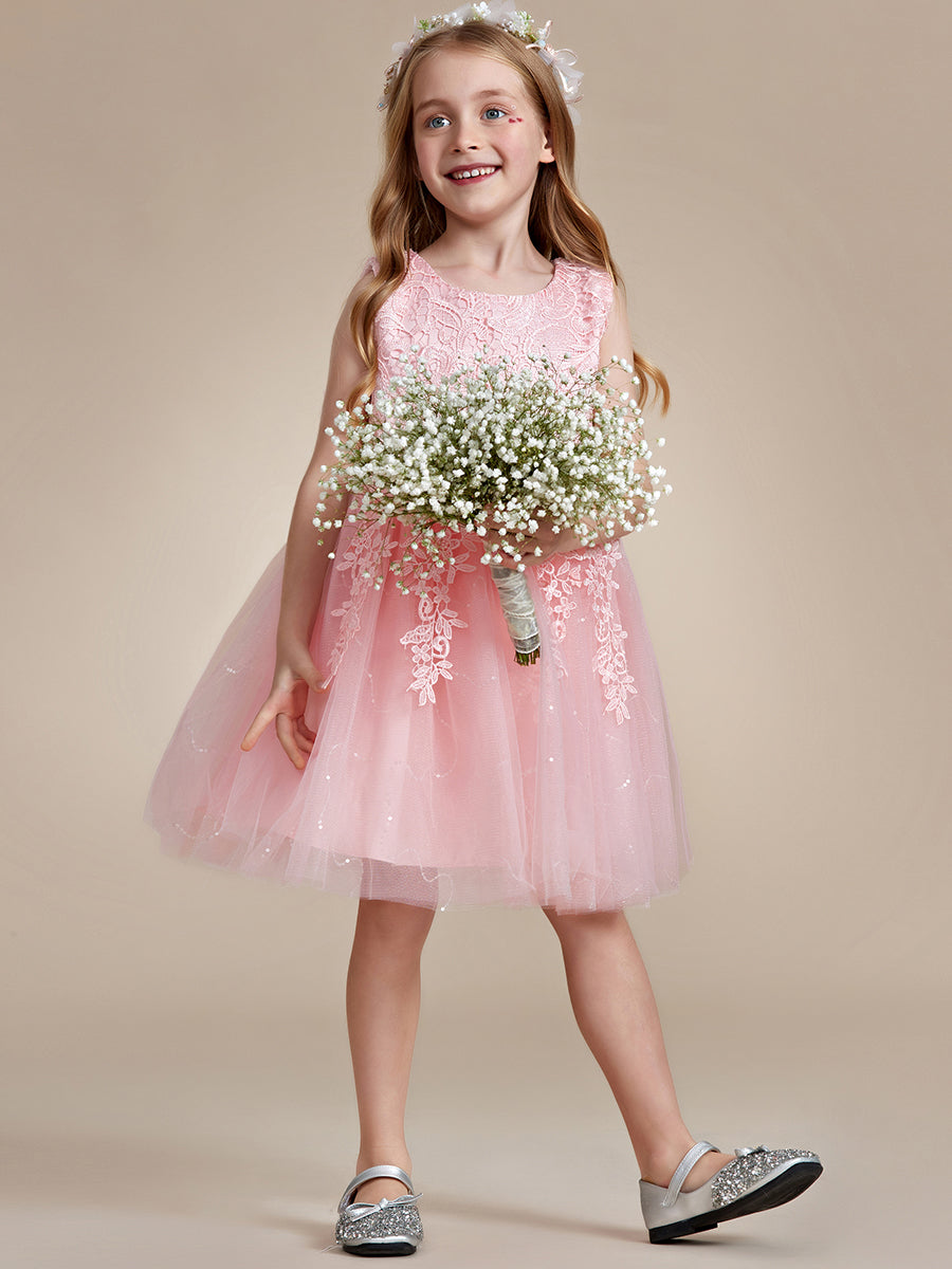 Coloured flower outlet girl dresses