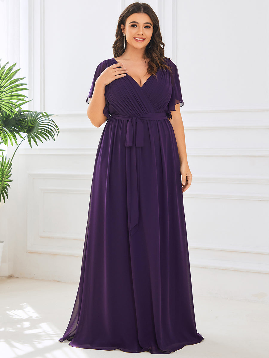 Purple plus size bridesmaid on sale dresses