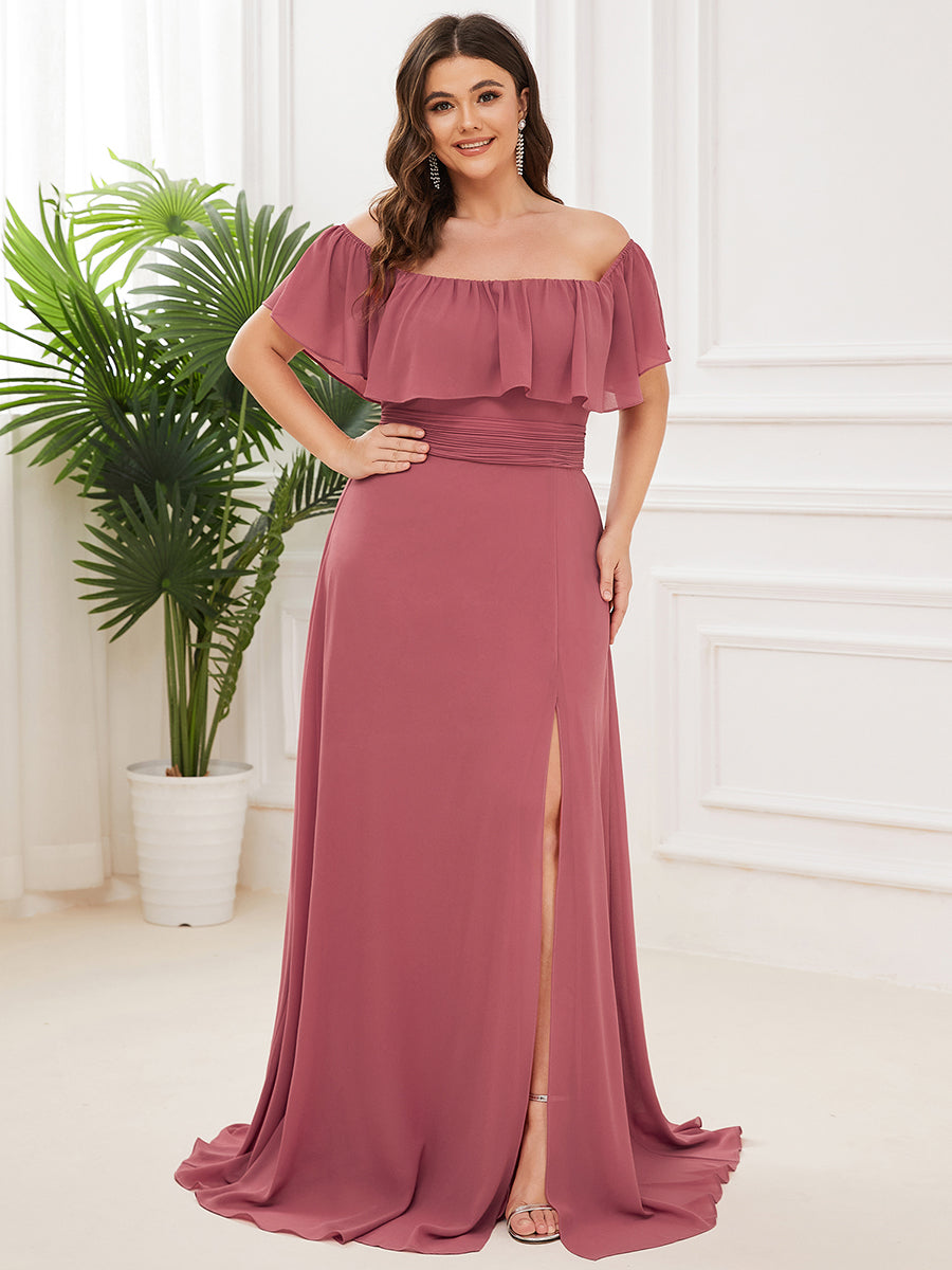 Cameo colored cheap bridesmaid dresses