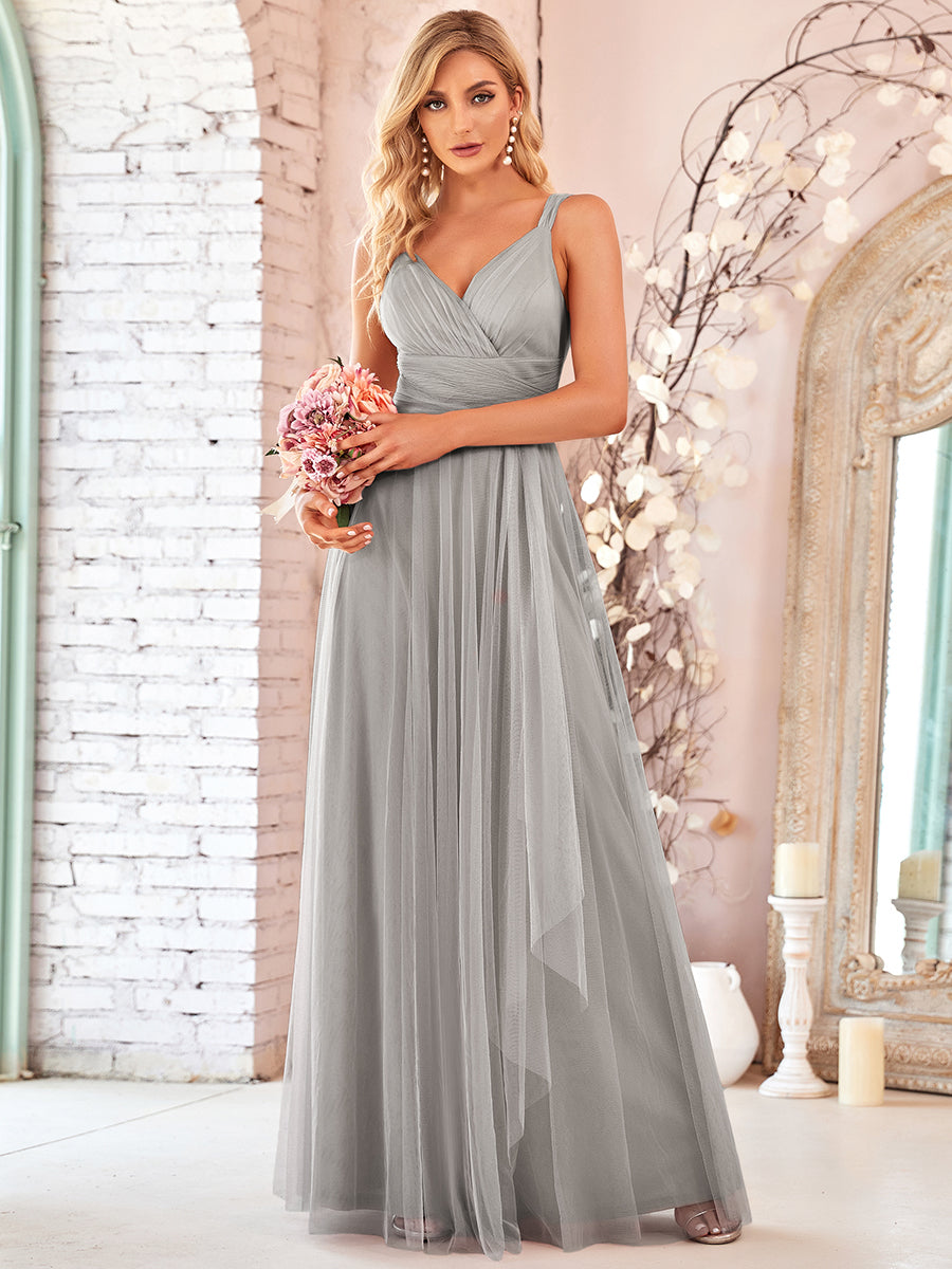 Greige Bridesmaid Dresses