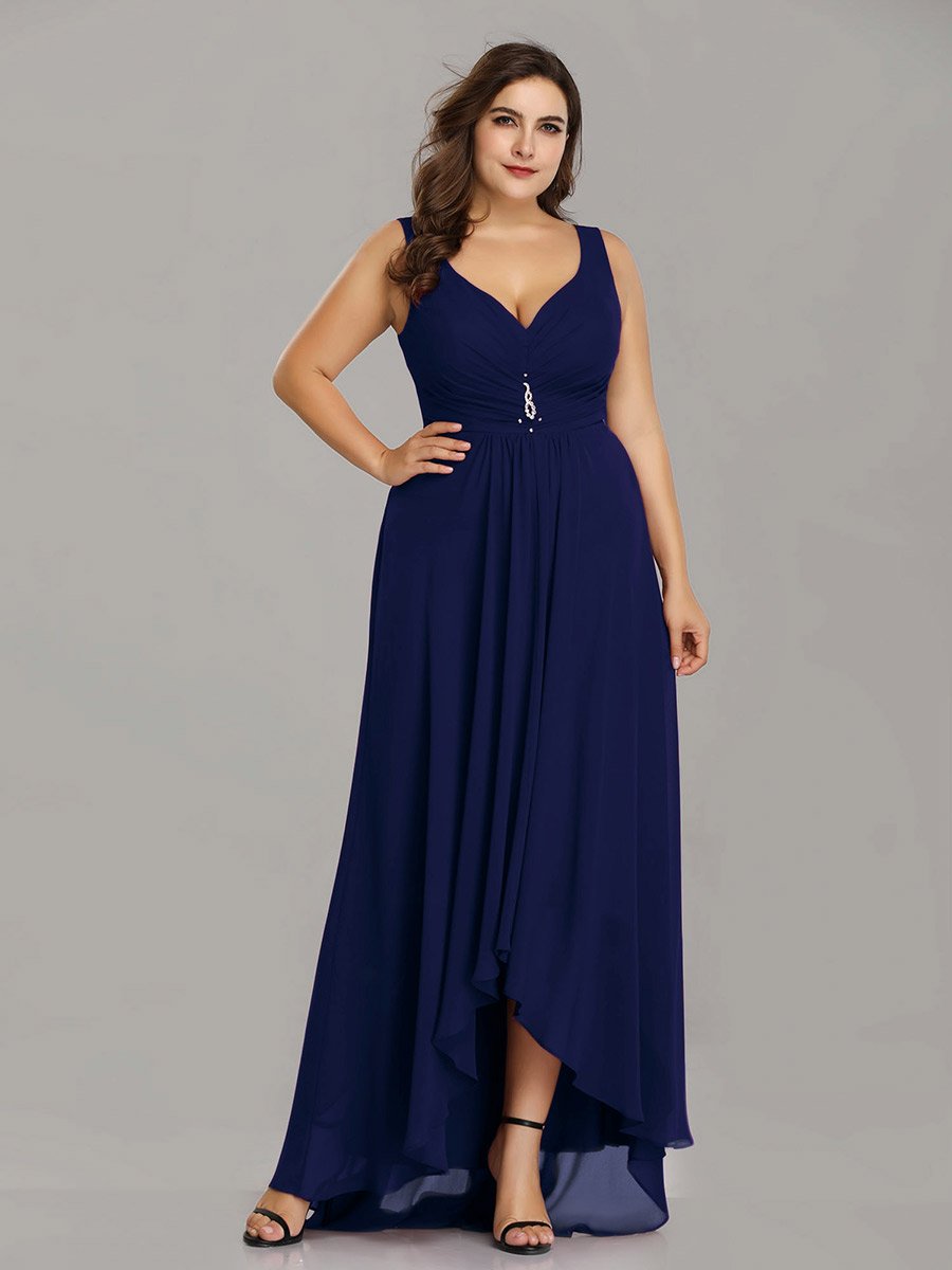 Evening Dresses V Neck Ruched Bust High Low E4wholesale Ever Pretty