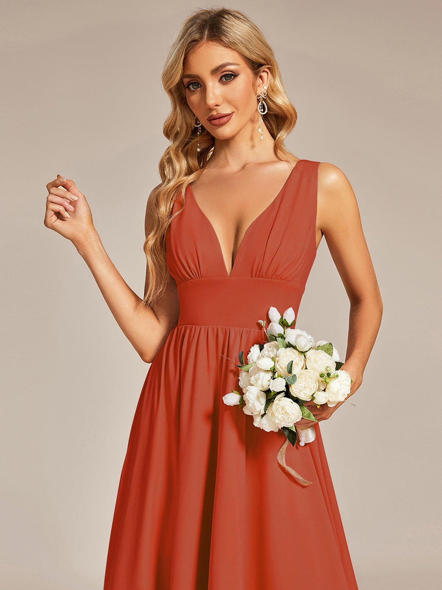 Burnt rose cheap dress