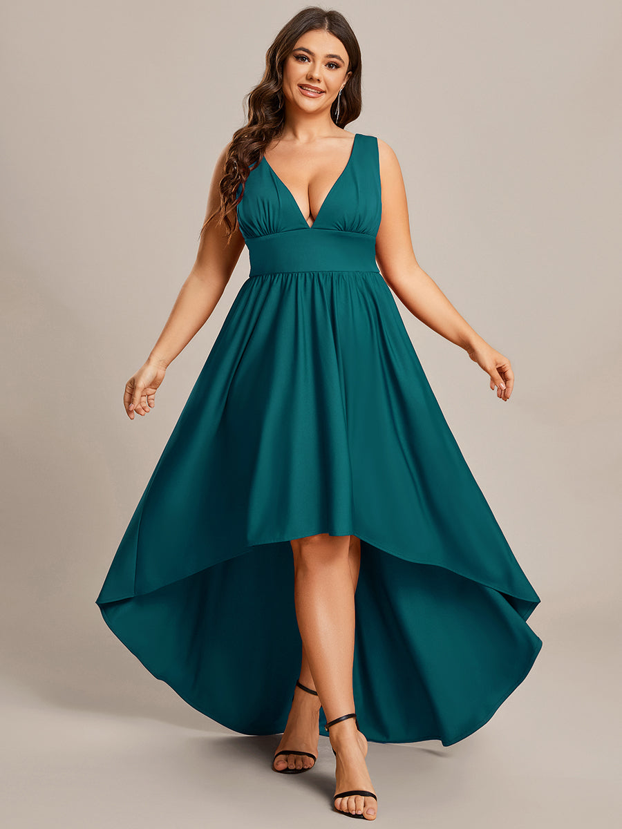 Emerald High Low Bridesmaid Dresses