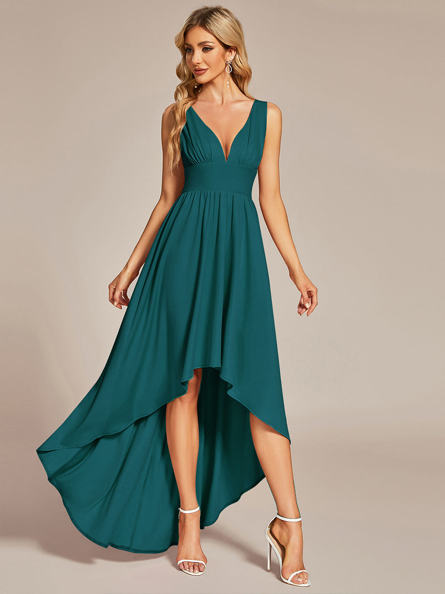 Turquoise High Low Dress