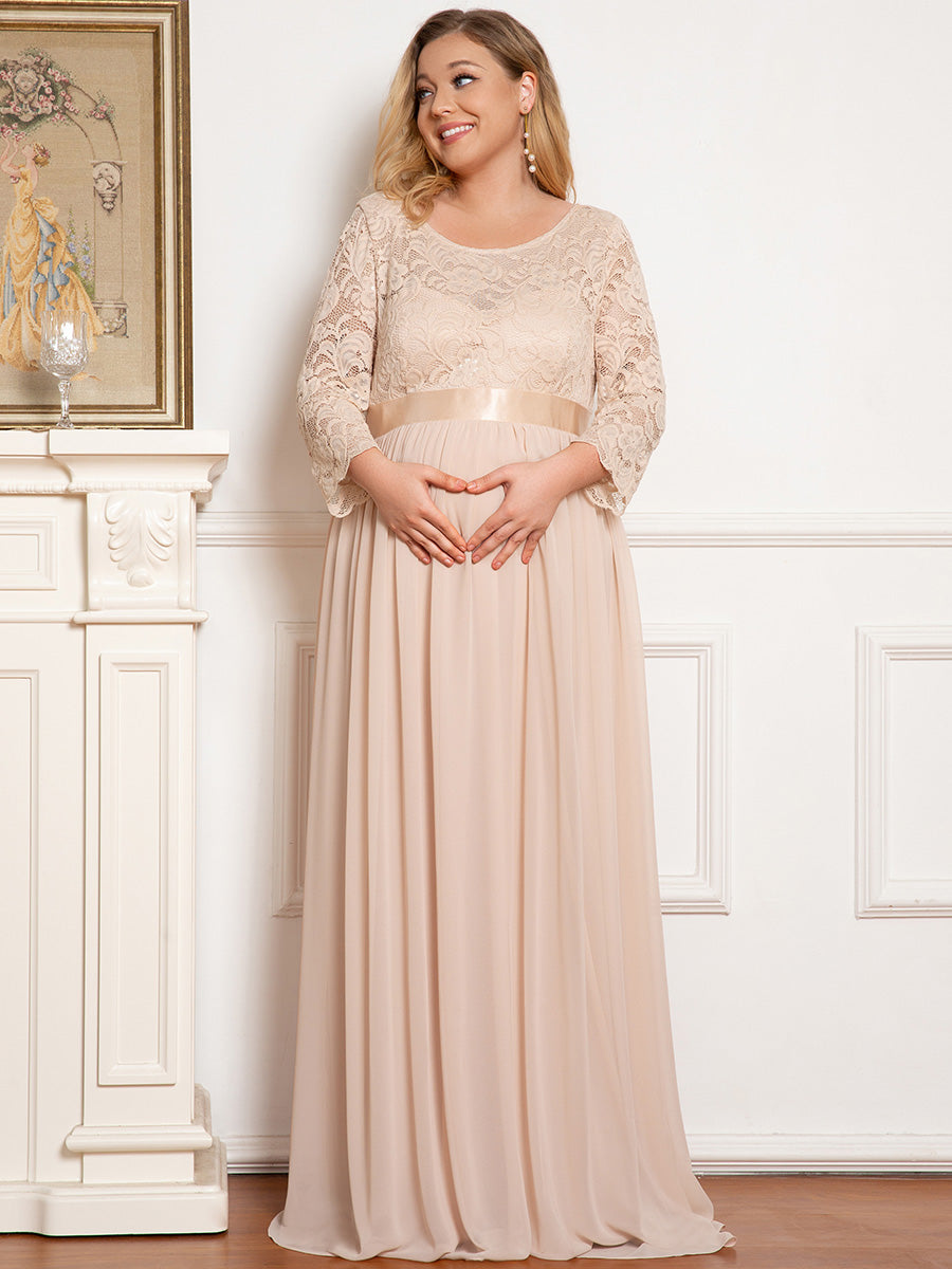 Elegant plus size outlet maternity dresses