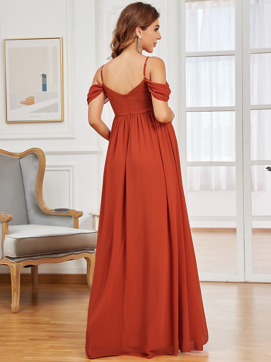 Maternity Bridesmaid Dresses Orange