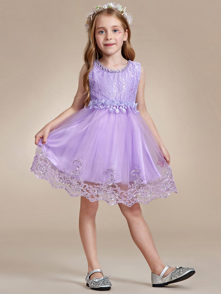 Lavender lace hotsell flower girl dresses