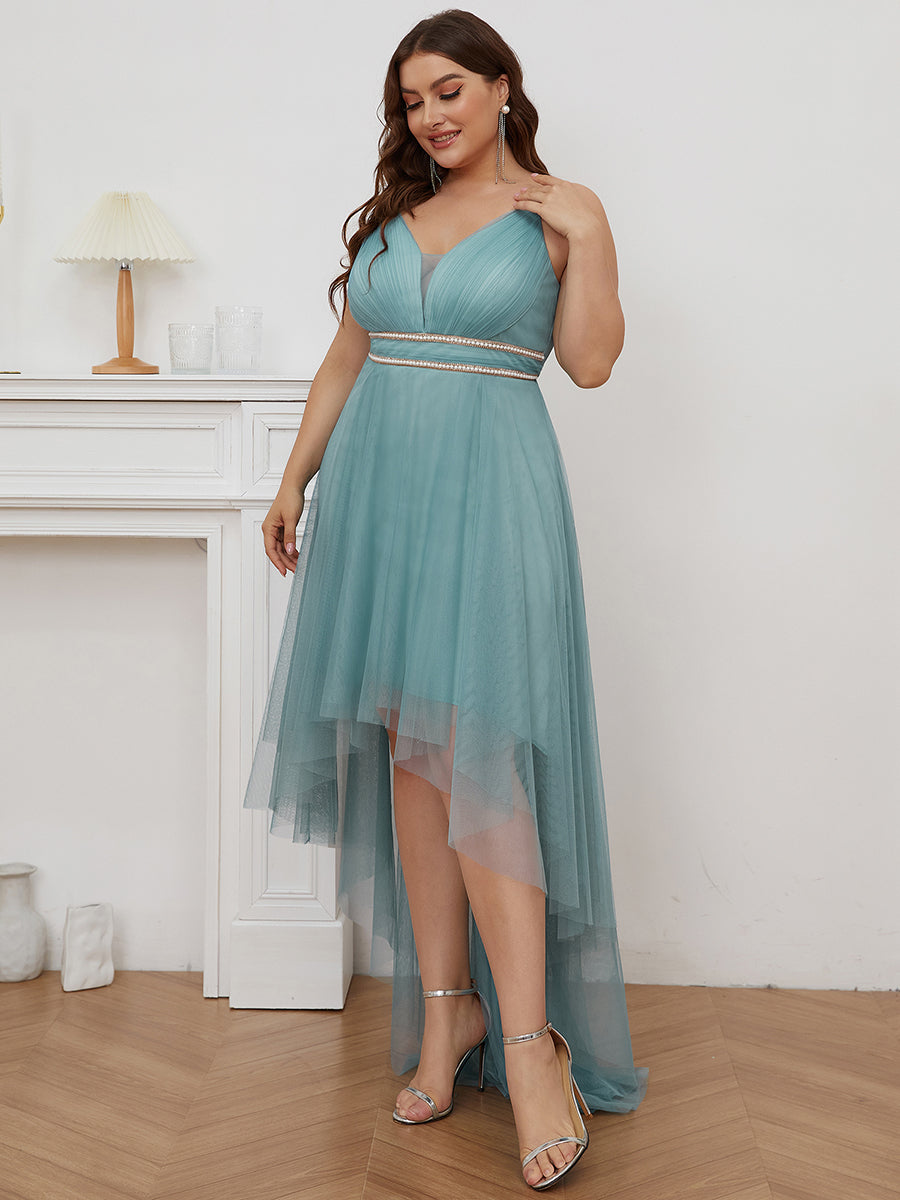 Plus Size Wholesale High Low Prom Dresses With Spaghetti Straps