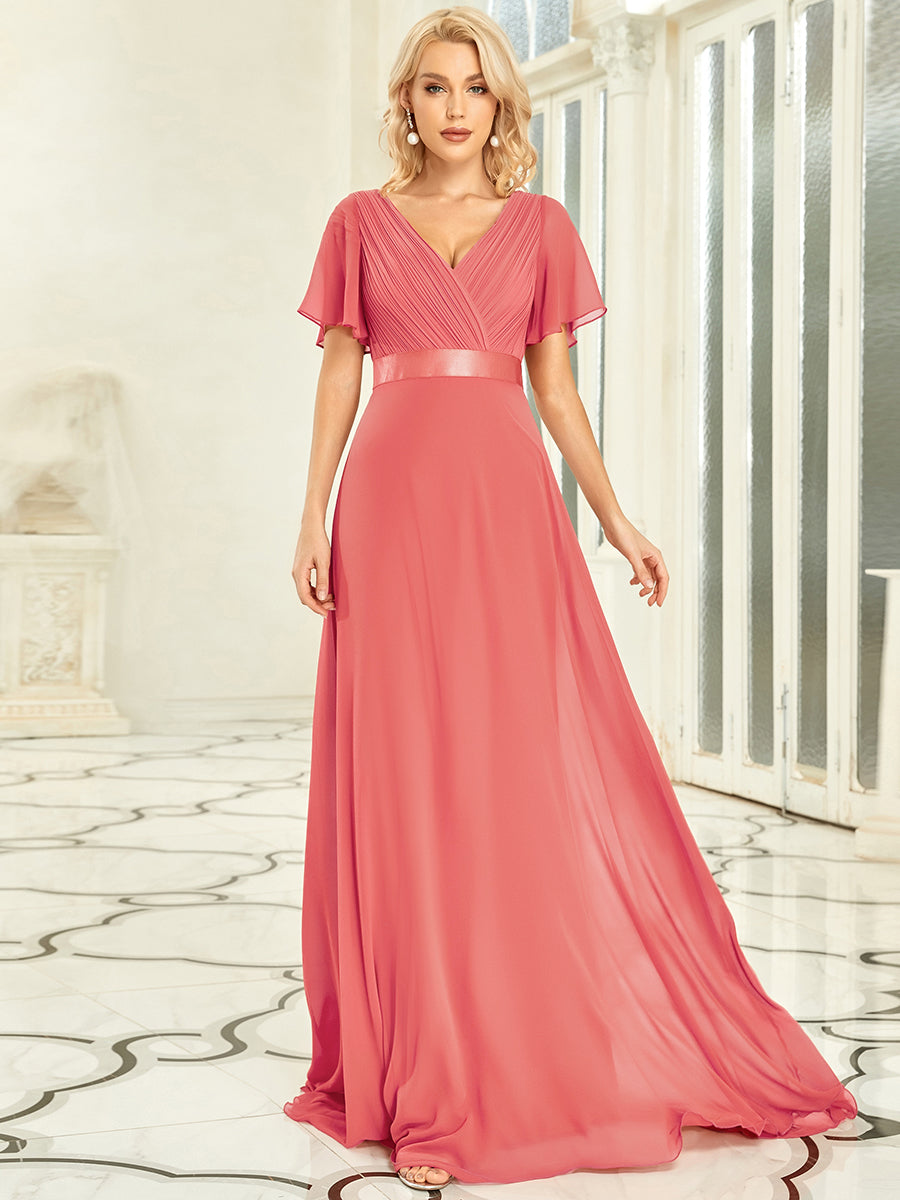 Peach Mother of the Bride Dresses